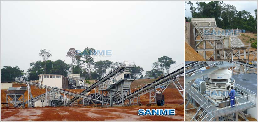 200TPH Cameroon Granite Production Line